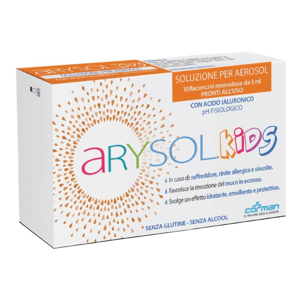 Corman Arysol Kids Soluzione Per Aerosol 10 Flaconi