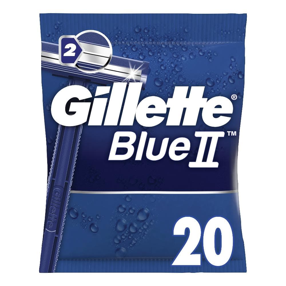 Gillette blue ii usa &amp; getta standard 20 pezzi
