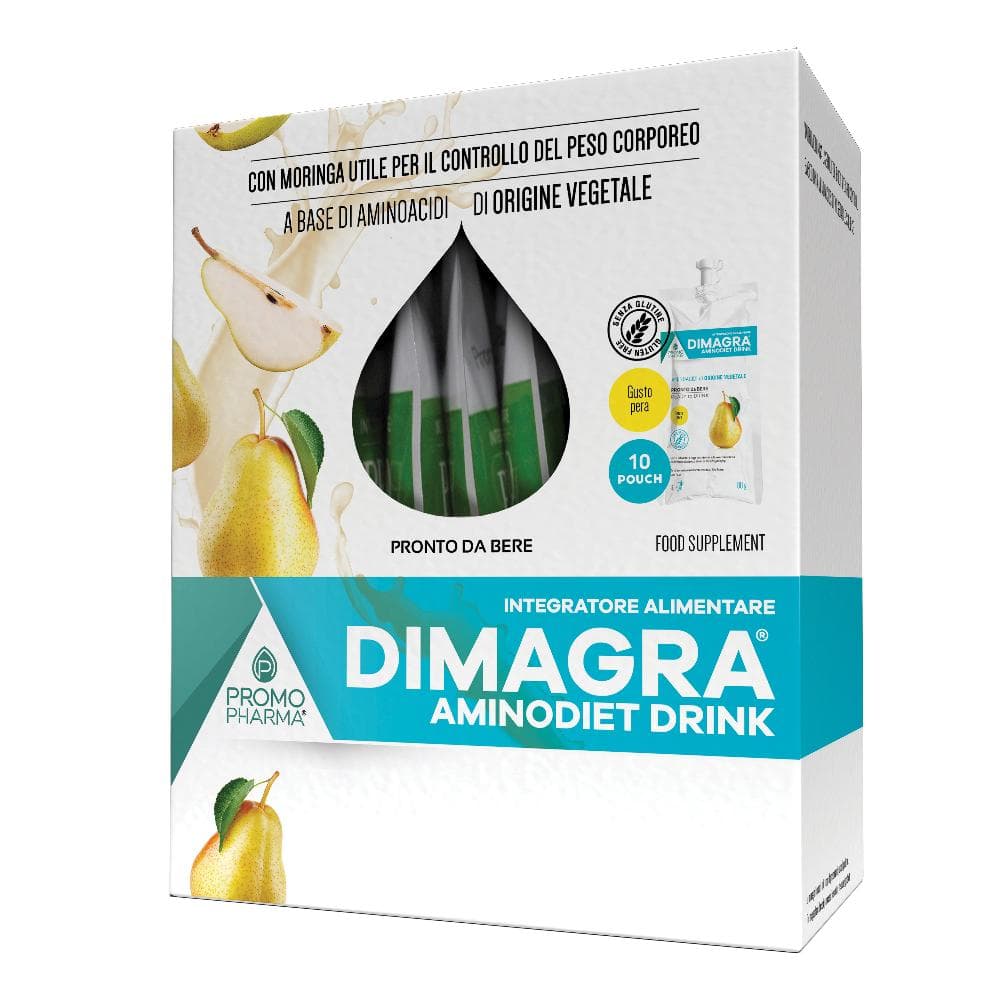Dimagra aminodiet drink pera 10 pouch da 80 g