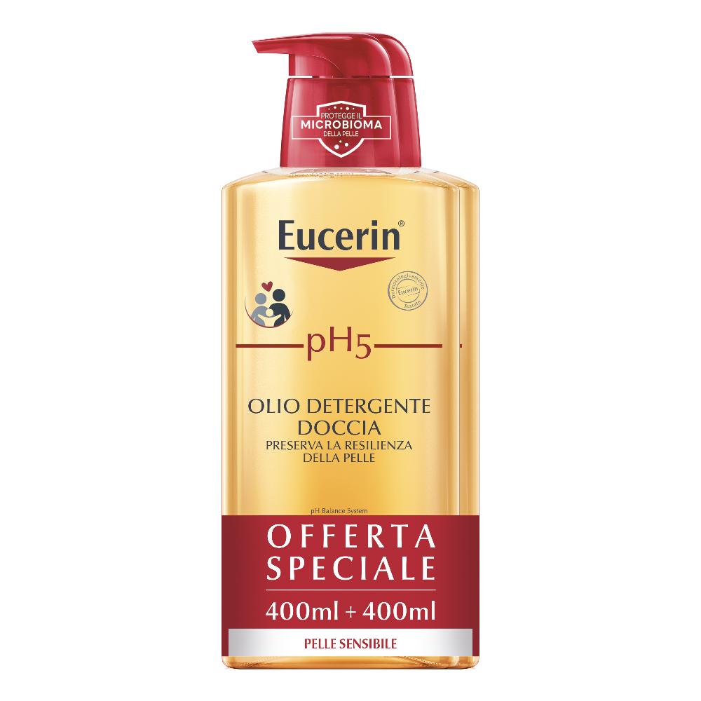 Eucerin bipacco ph5 olio detergente 400 ml