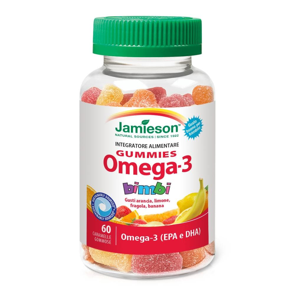 JAMIESON OMEGA-3 GUMMIES 60CAR