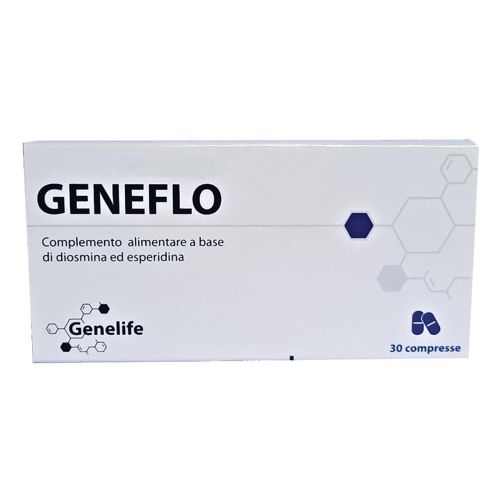 Genelife Integratori e Supplementi Geneflow Integratore Alimentare 30 Compresse