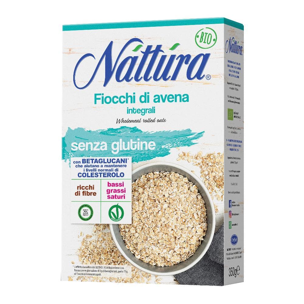 Nattura Fiocchi Di Avena Integrali Bio 350 G