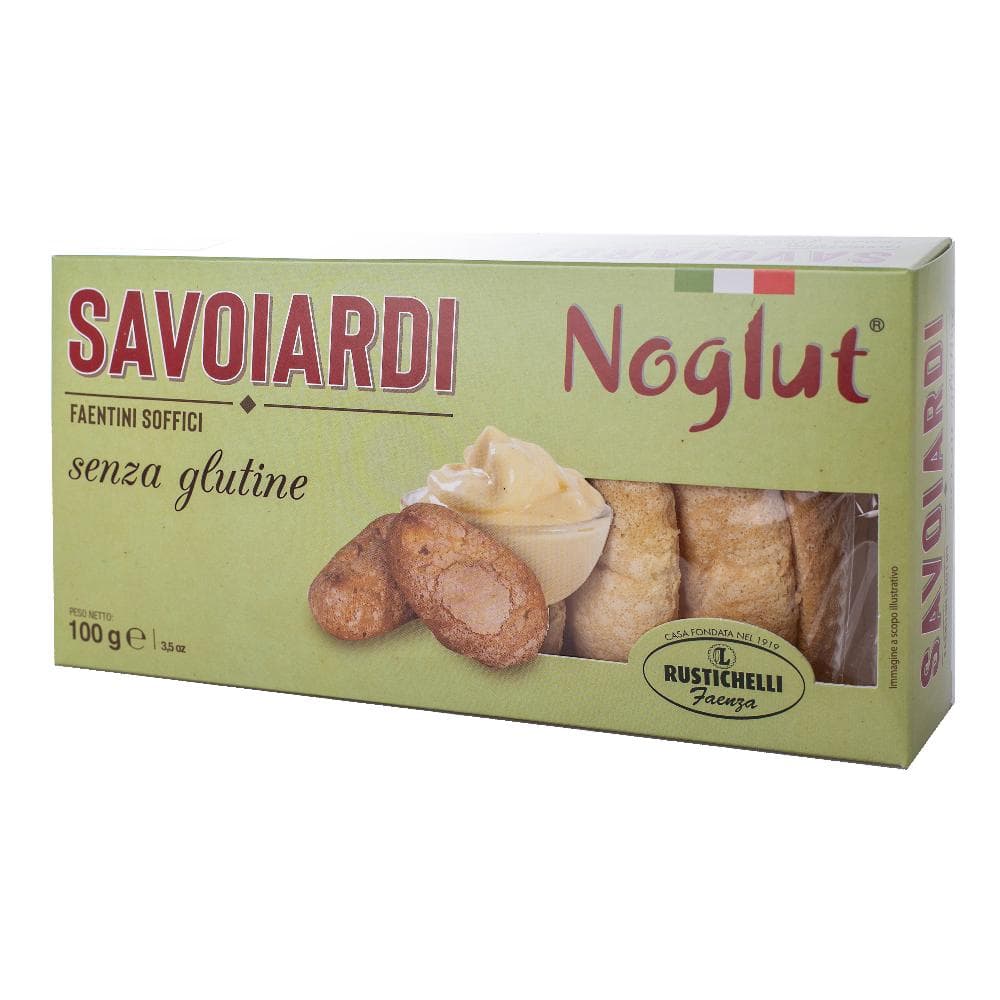 NOGLUT Savoiardi Senza Glutine Faentini Soffici - Biscotti Ideali per Tiramisù e Dessert