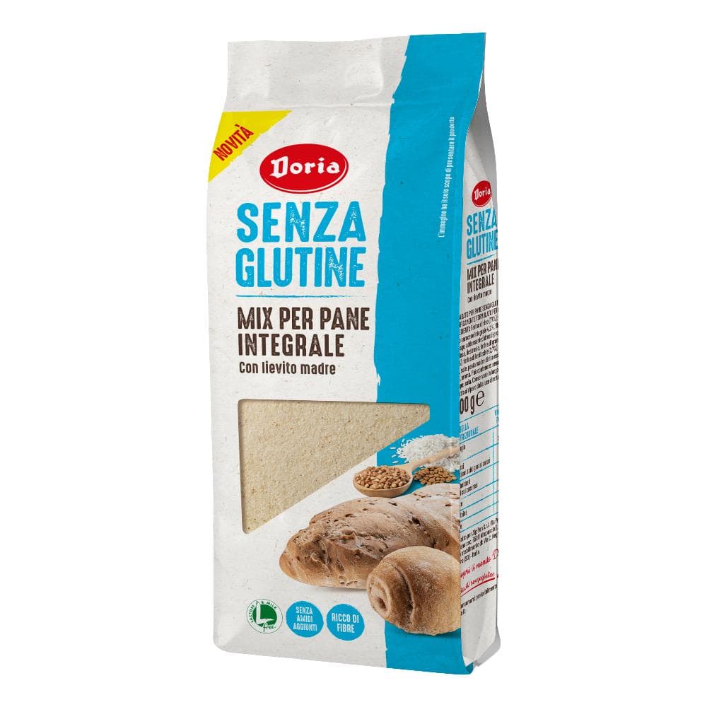 Doria mix per pane integrale 500 g preparato per pane integrale