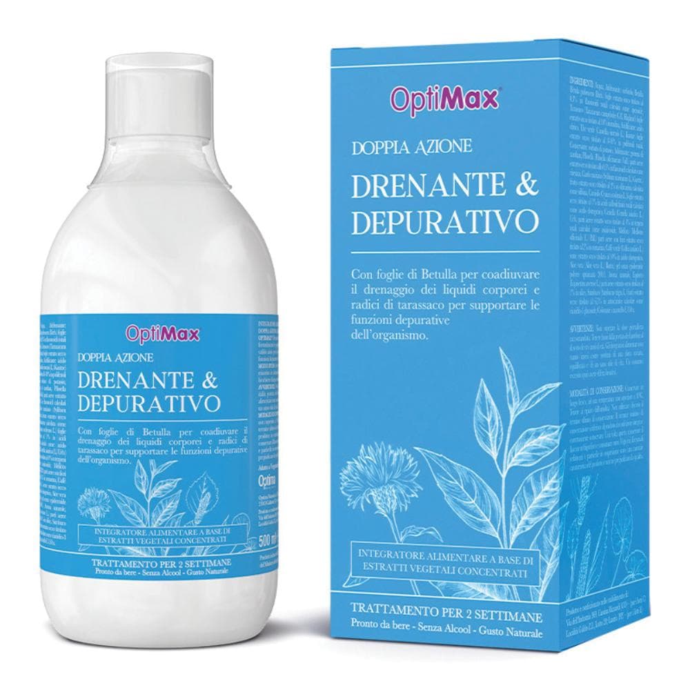 Optima Naturals Optimax Integratore Drenante e Depurativo 500 ml