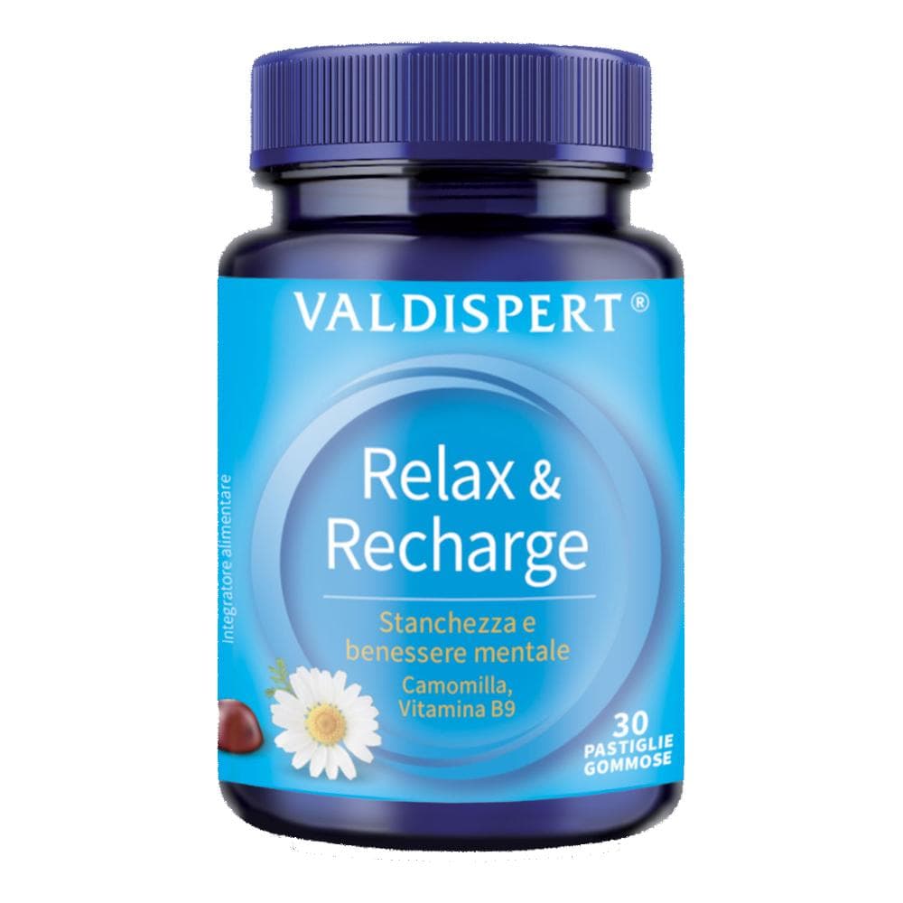Valdispert Relax e Recharge Integratore per Stanchezza 30 Pastiglie Gommose