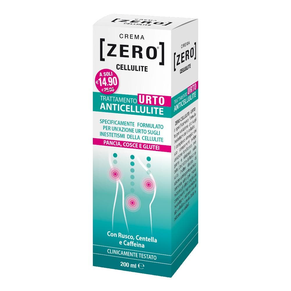 Consulteam Zero - Trattamento Urto Anticellulite Pancia Cosce e Glutei, 200ml