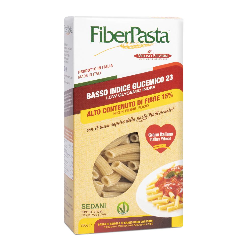 Fiberpasta sedani basso indice glicemico 250 g