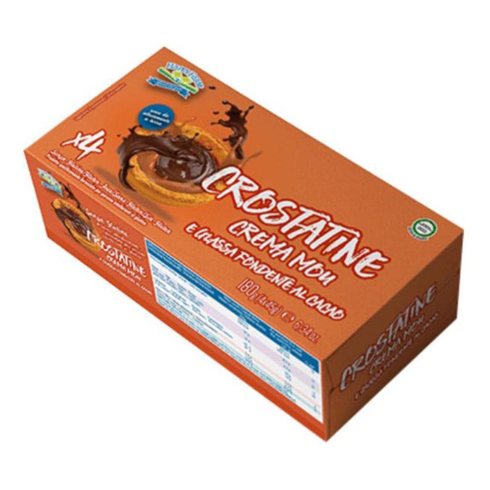 Happy farm crostatita crema mou glassa fondente cacao 180 g