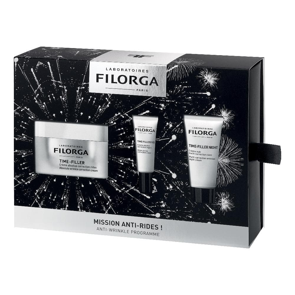Filorga basic coffret time 2021 - time filler 50 ml - time filler eyes 4 ml - filler night 15 ml