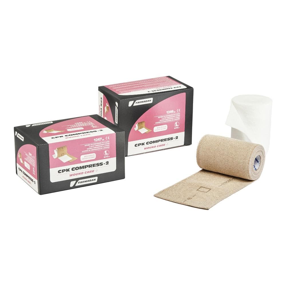 Sistema di compressione a 2 strati farmaban cpk compress 2 18-25cm s
