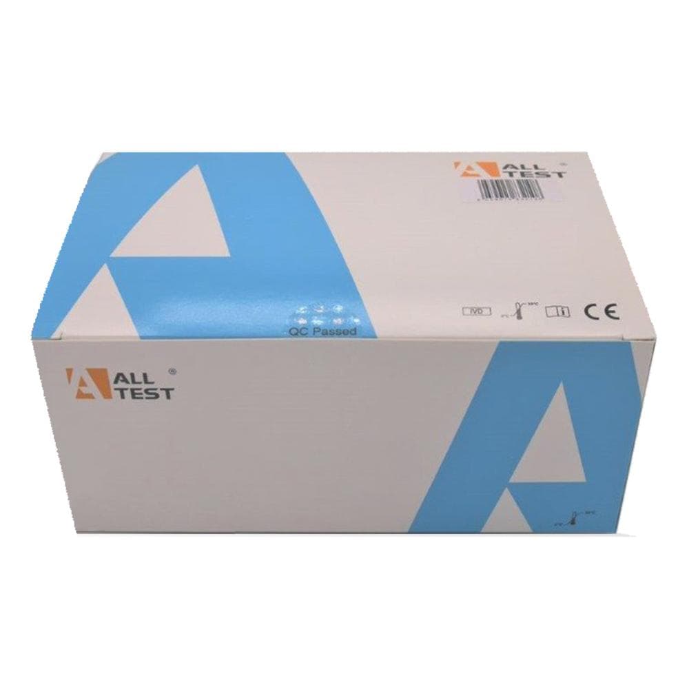 Test antigenico rapido covid-19 alltest determinazione qualitativa antigeni sars-cov-2 in tamponi nasali/nasofaringei mediante immunocromatografia 20 pezzi uso professionale