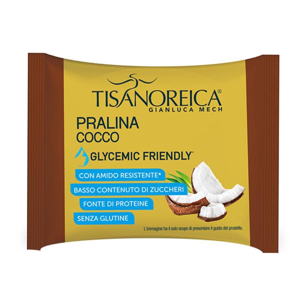 Tisanoreica Gianluca Mech Pralina di Cioccolato Gusto Cocco, 1 Pezzo