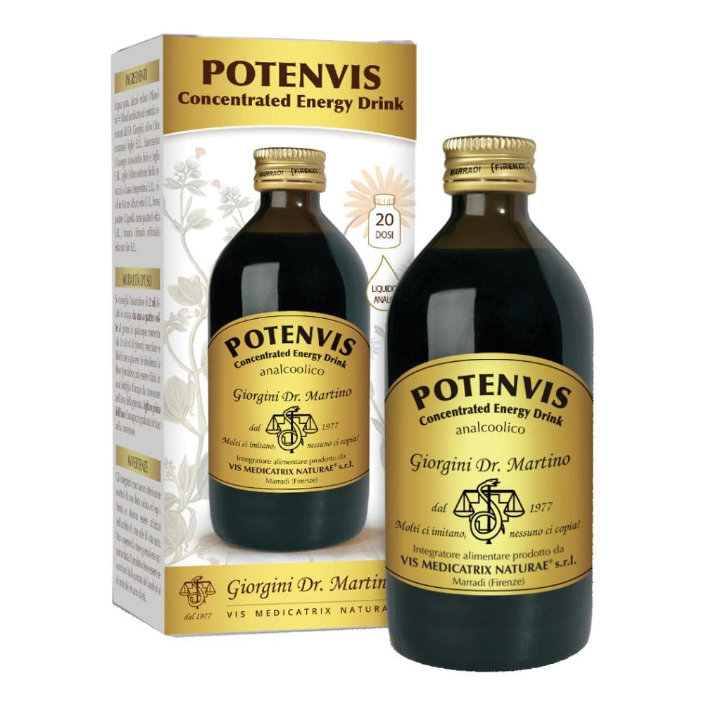 Potenvis concentrated energy drink liquido analcolico 200 ml