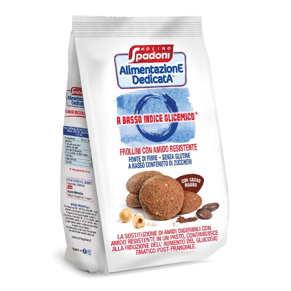 Alimentazione dedicata frollini basso indice glicemico senza glutine 180 g