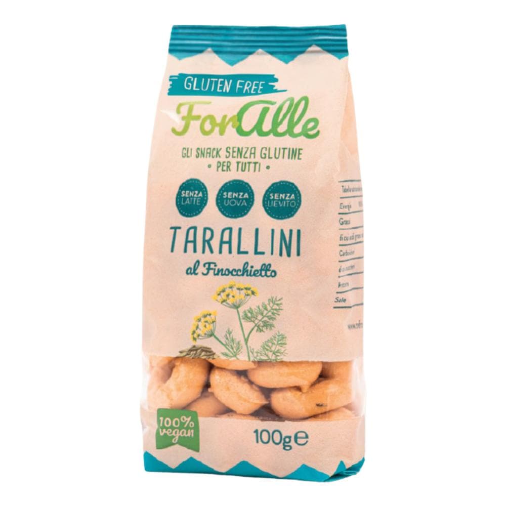 Foralle tarallini senza glutine al finocchietto 100 g