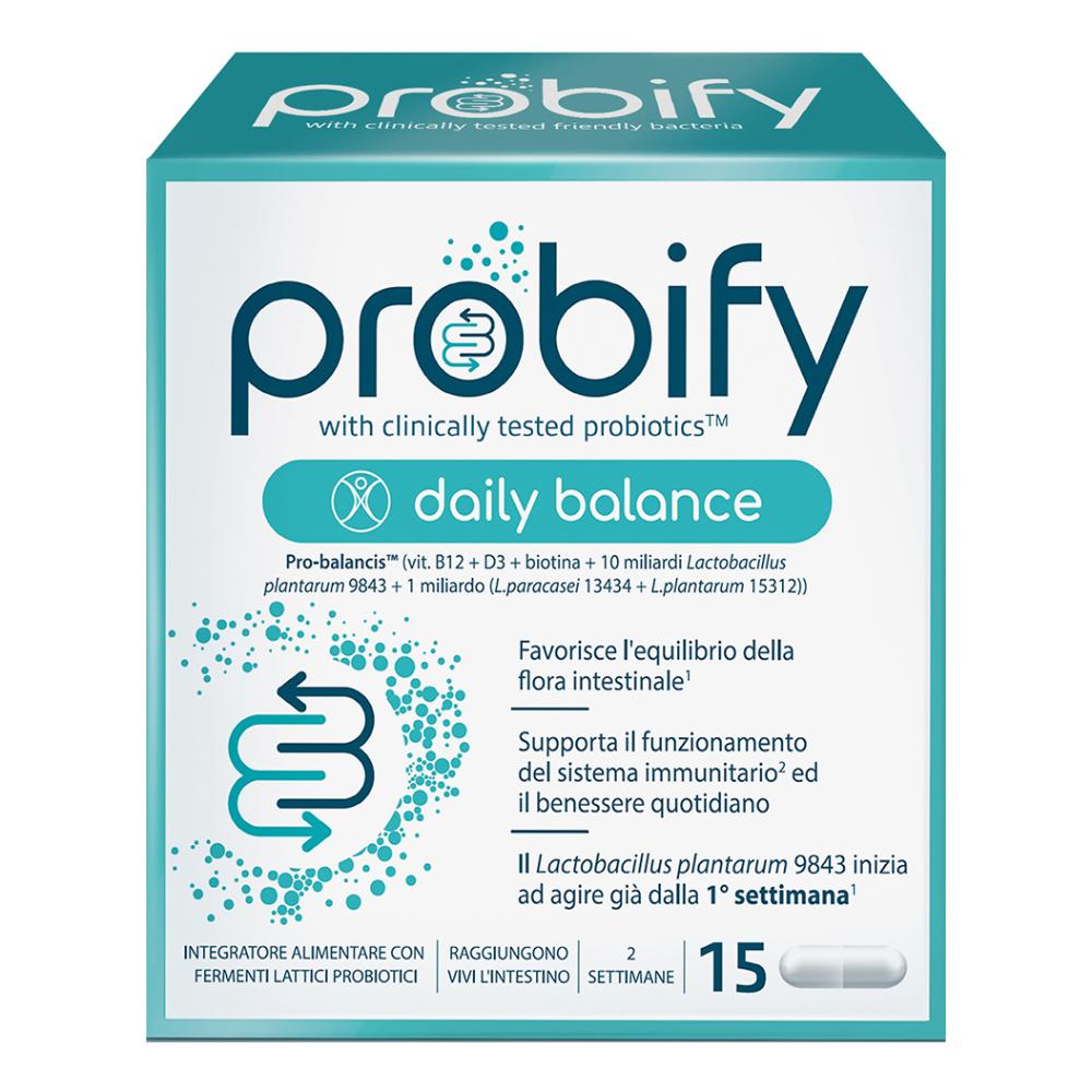 PROBIFY DAILY BALANCE 15 CAPSULE TAGLIO PREZZO