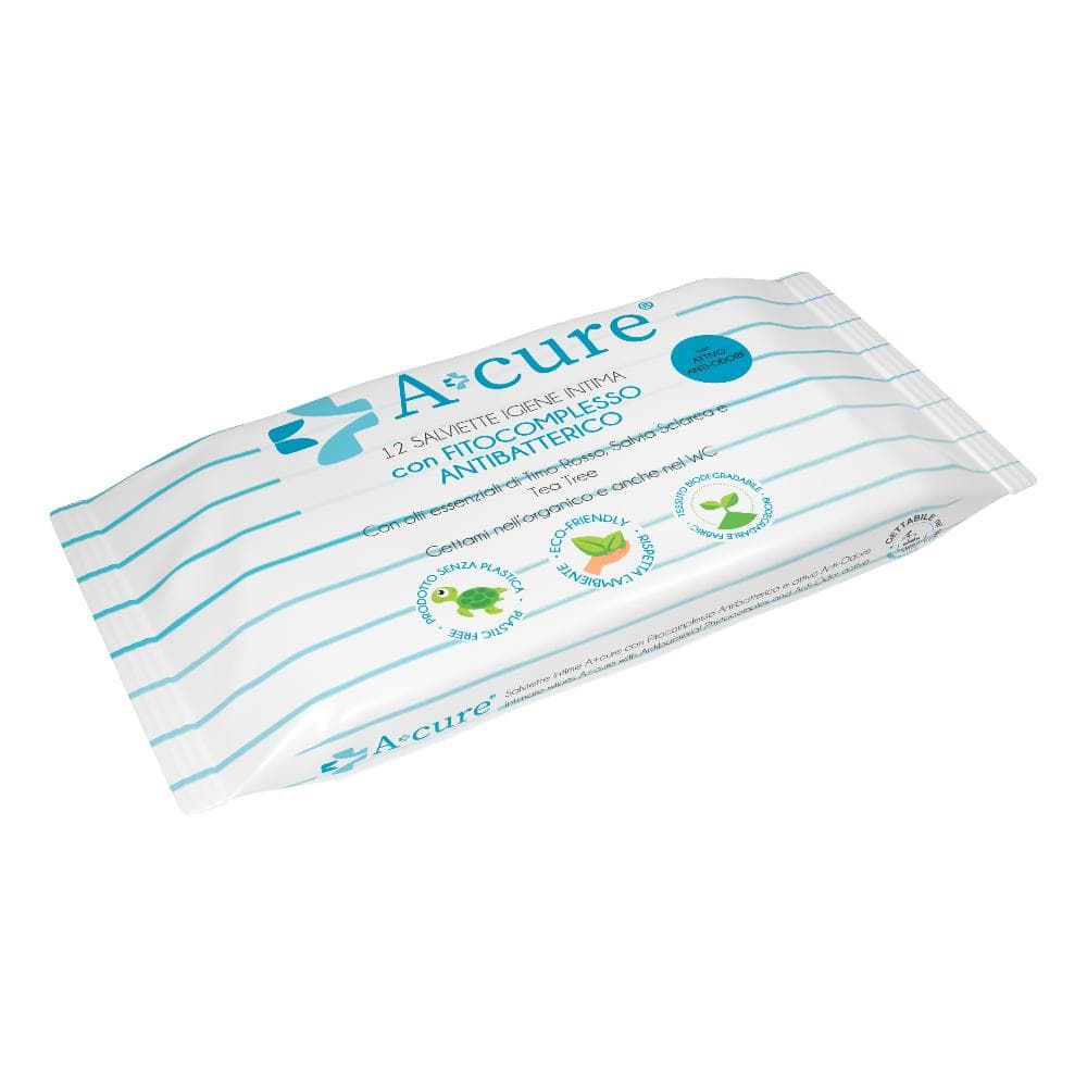 A+Cure Igiene Corpo Salviette Imbevute 100 Pezzi
