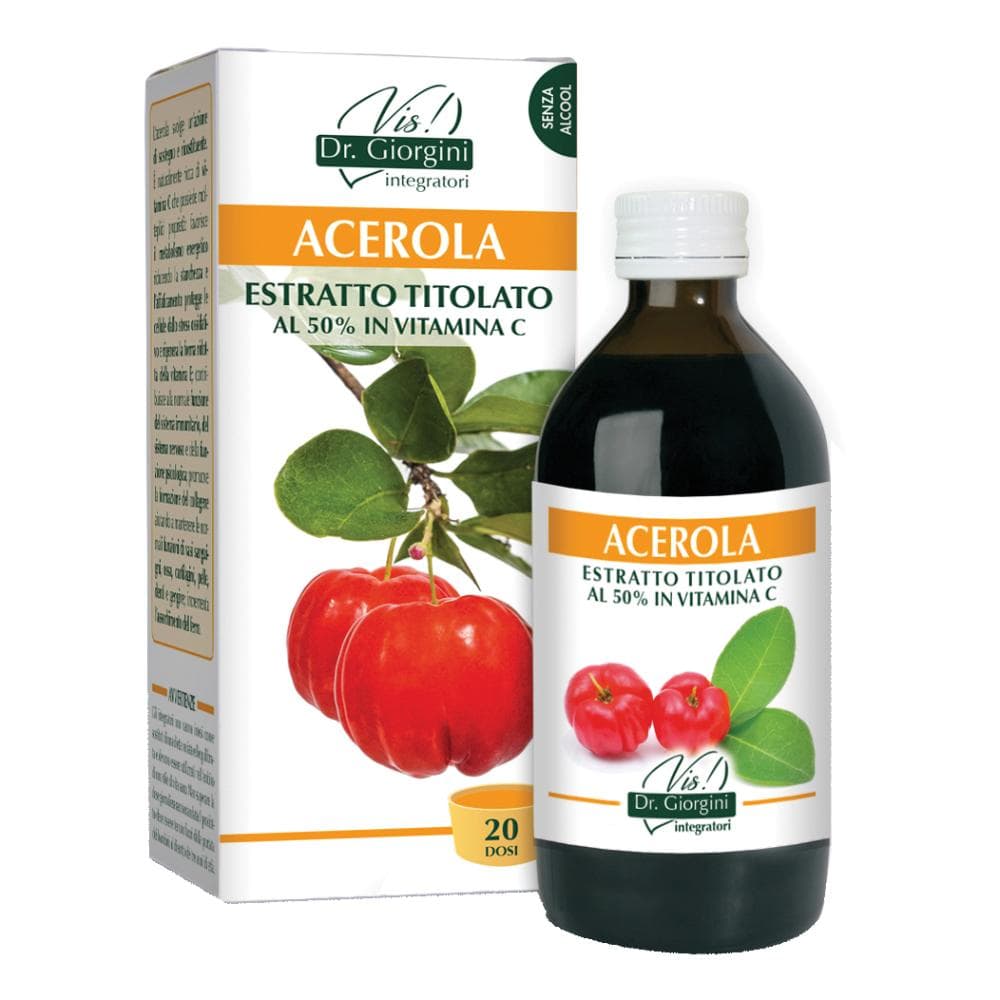 Acerola estratto titolato al 50% 200 ml