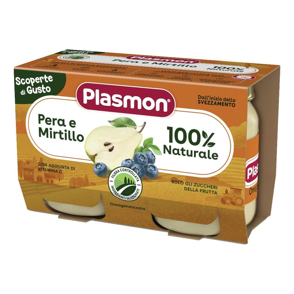 Plasmon omog pera mirtillo 2pz