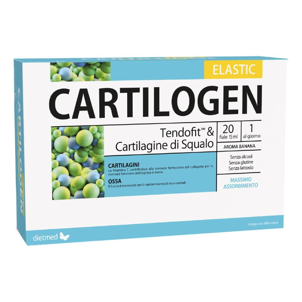 Dietmed Cartilogen Elastic Integratore di Collagene, 20 fiale