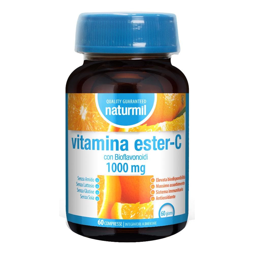 Dietmed Naturmil - Vitamina Ester-C 1000 mg Integratore, 60 Compresse