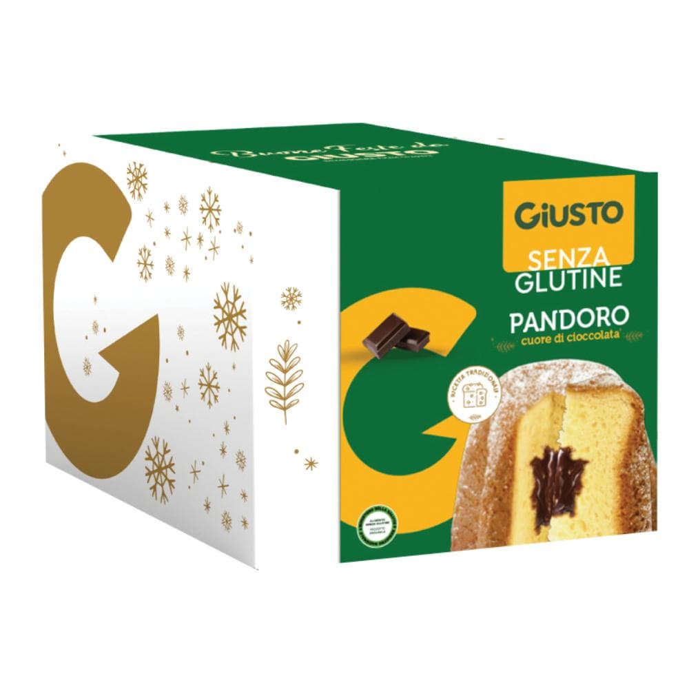 Giusto senza glutine pandoro cuore cacao 360 g