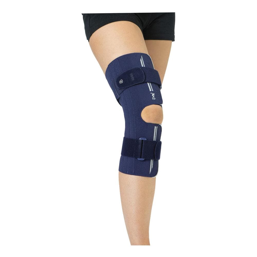 Ginocchiera traspirante aperta con stecche a spirale l