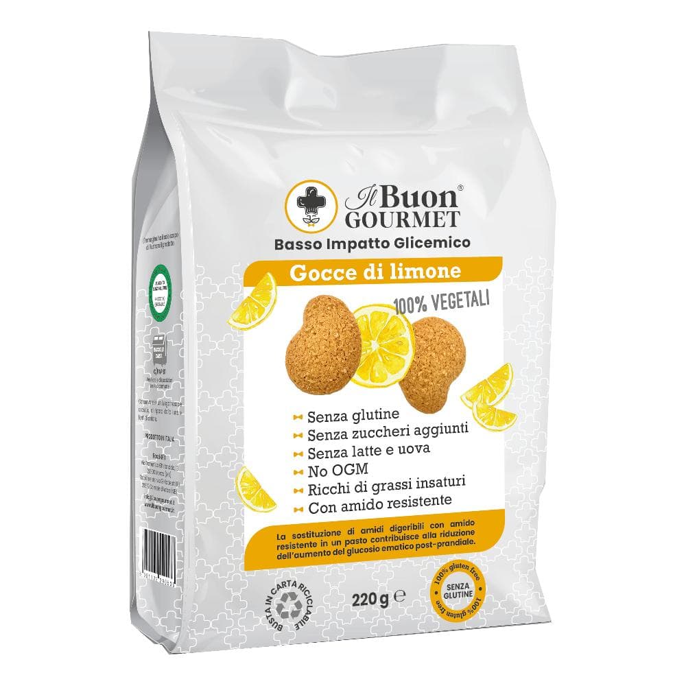 Il Buon Gourmet Gocce Di Limone Biscotti 220 G