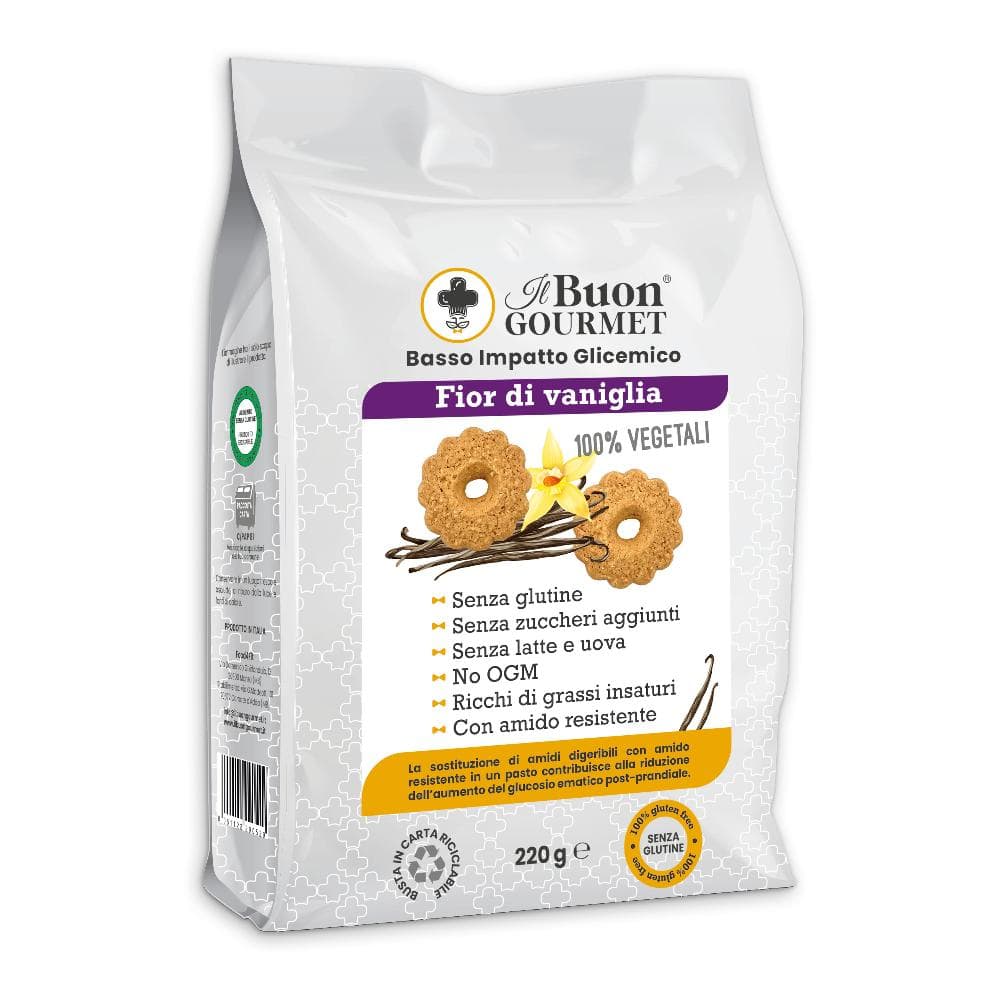 IL BUON GOURMET FIOR DI VANIGLIA BISCOTTI 220 G
