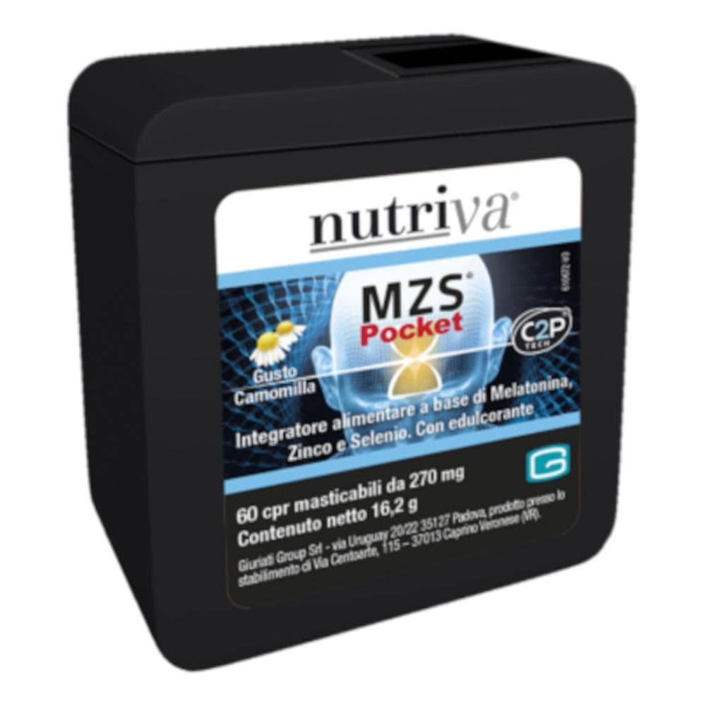 Giuriati Group Nutriva Mzs Pocket 60 Compresse Masticabili