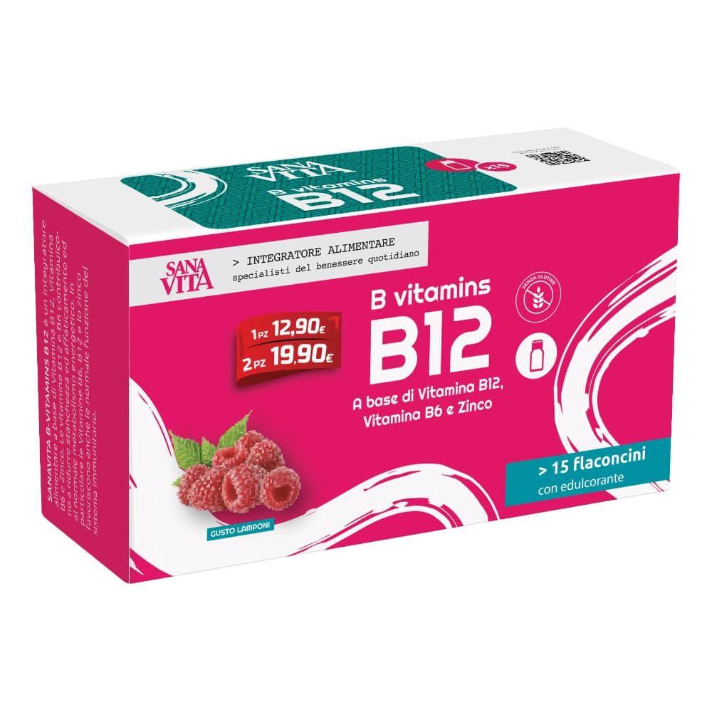 Sanavita b vitamins b12 15 flaconcini