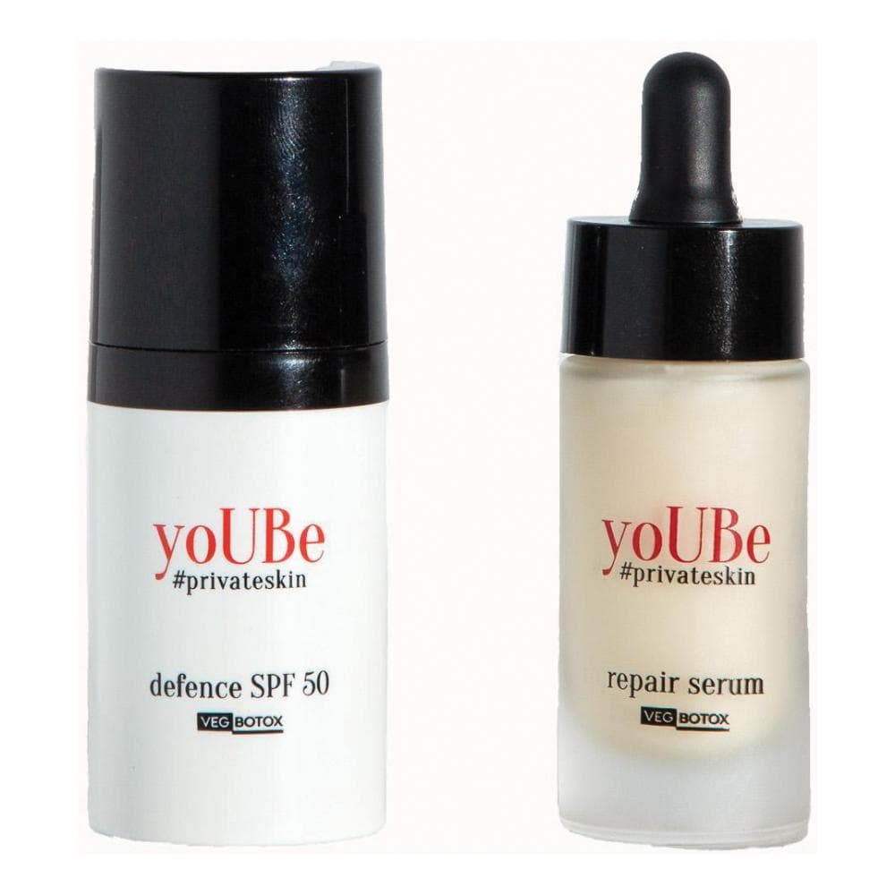 Yoube Cosmetics Anima Day And Night Treatment Crema Spf50 30 Ml + Siero Viso Riparatore 15 Ml