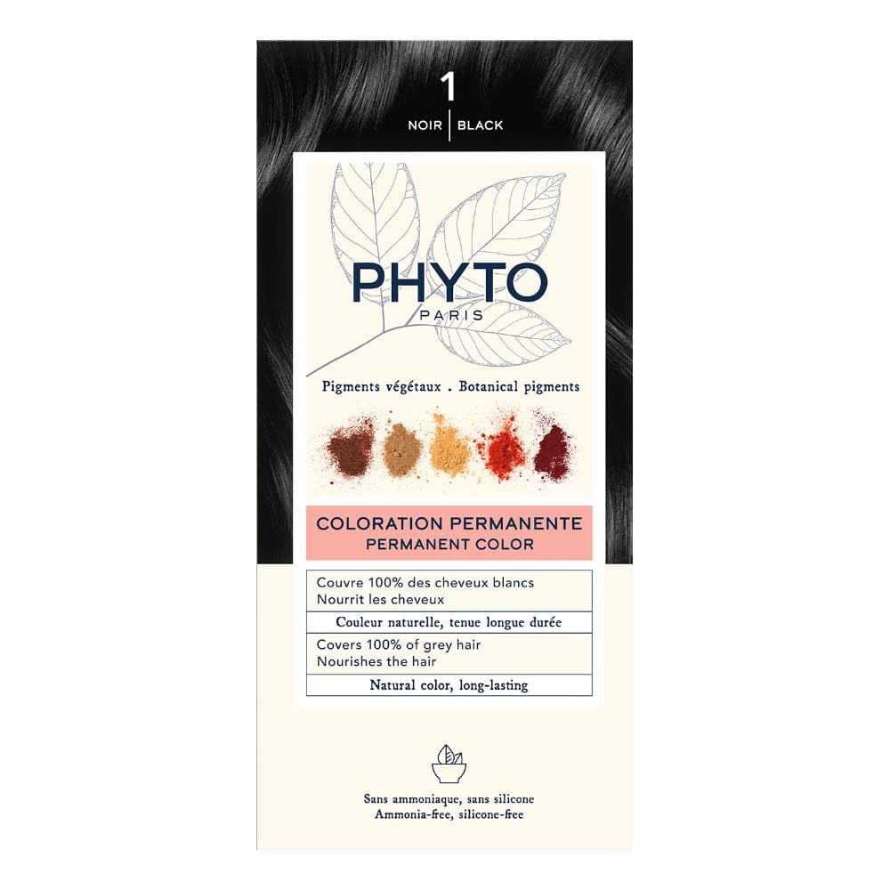 Phyto Phytocolor Kit 1 Nero Tintura Permanente Per Capelli