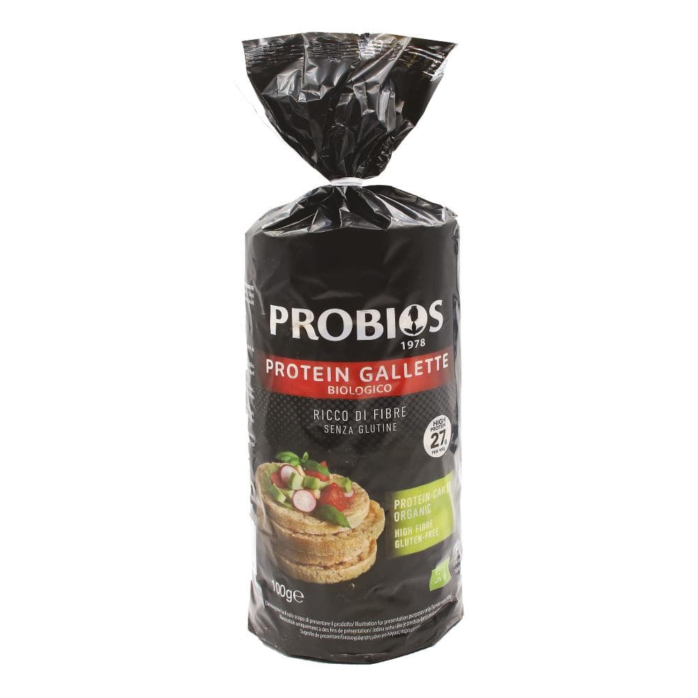 Probios Protein Cakes Gallette proteiche Bio senza glutine 100 g