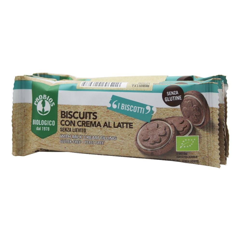 Probios biscuits crema latte 4 pezzi da 24 g