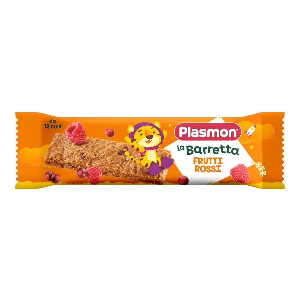 Plasmon la barretta frutti rossi 20g 12 mesi+