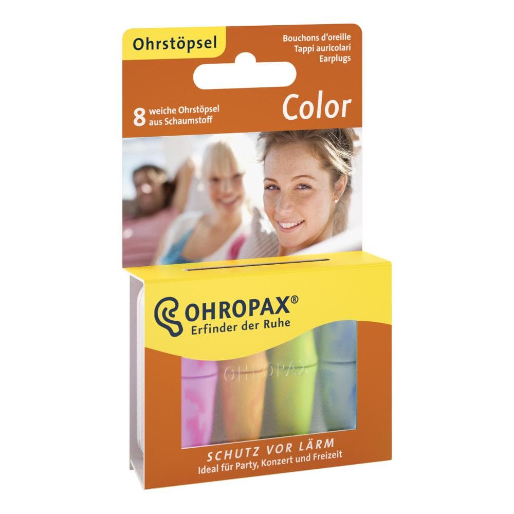 Ohropax Color Tappi Intrauricolari 8 Pezzi
