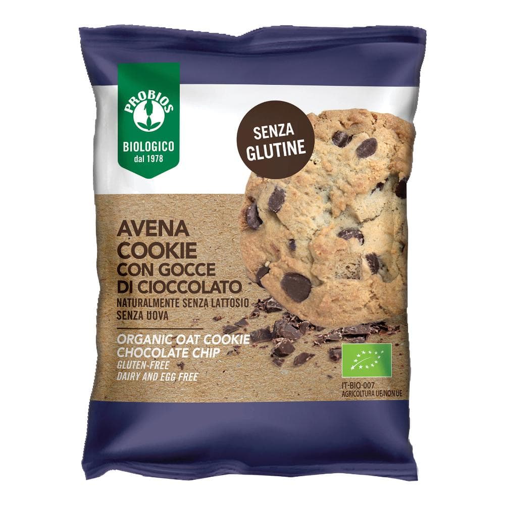 Probios Avena Cookie Con Gocce Di Cioccolato Senza Glutine Alimento senza glutine 40 g