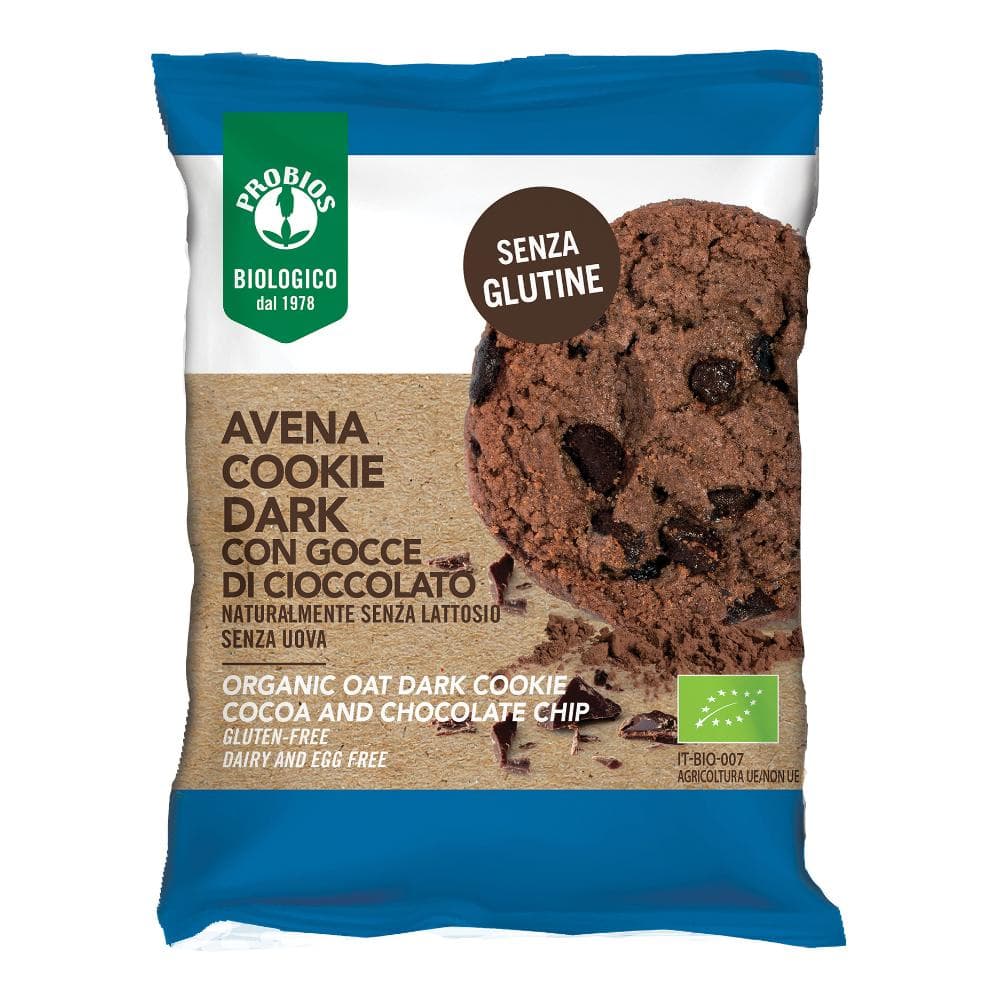 Probios Biscotti Bio al cacao con gocce di cioccolato Alimento senza glutine 250 g