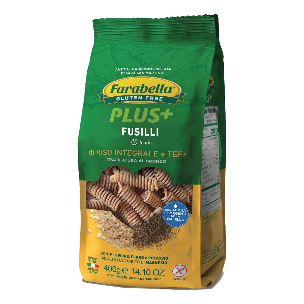 Farabella fusilli riso integrale e teff 400 g