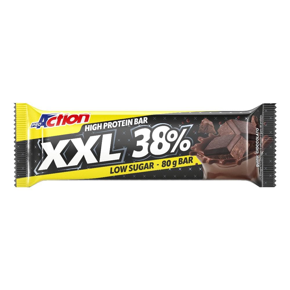 ProAction XXL 38% Bar Barretta Iperproteica Gusto Cioccolato 80 g