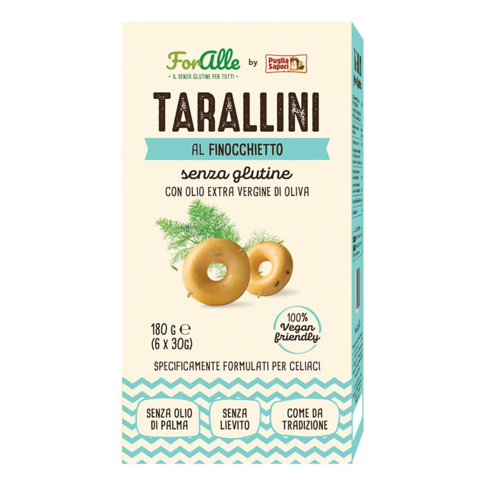 Foralle tarallini senza glutine finocchietto 6 bustine da 30 g