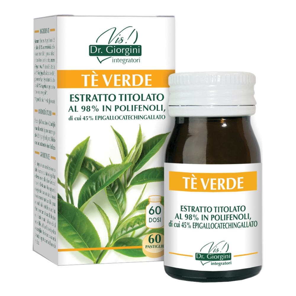 Te verde estratto titolato 30 g 60 pastiglie