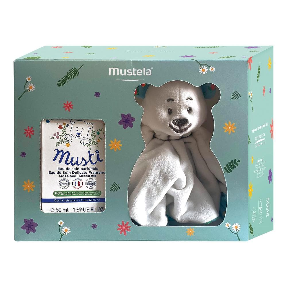 Mustela Cofanetto Mustì Acqua Profumata per Bambini 50ml + Peluche