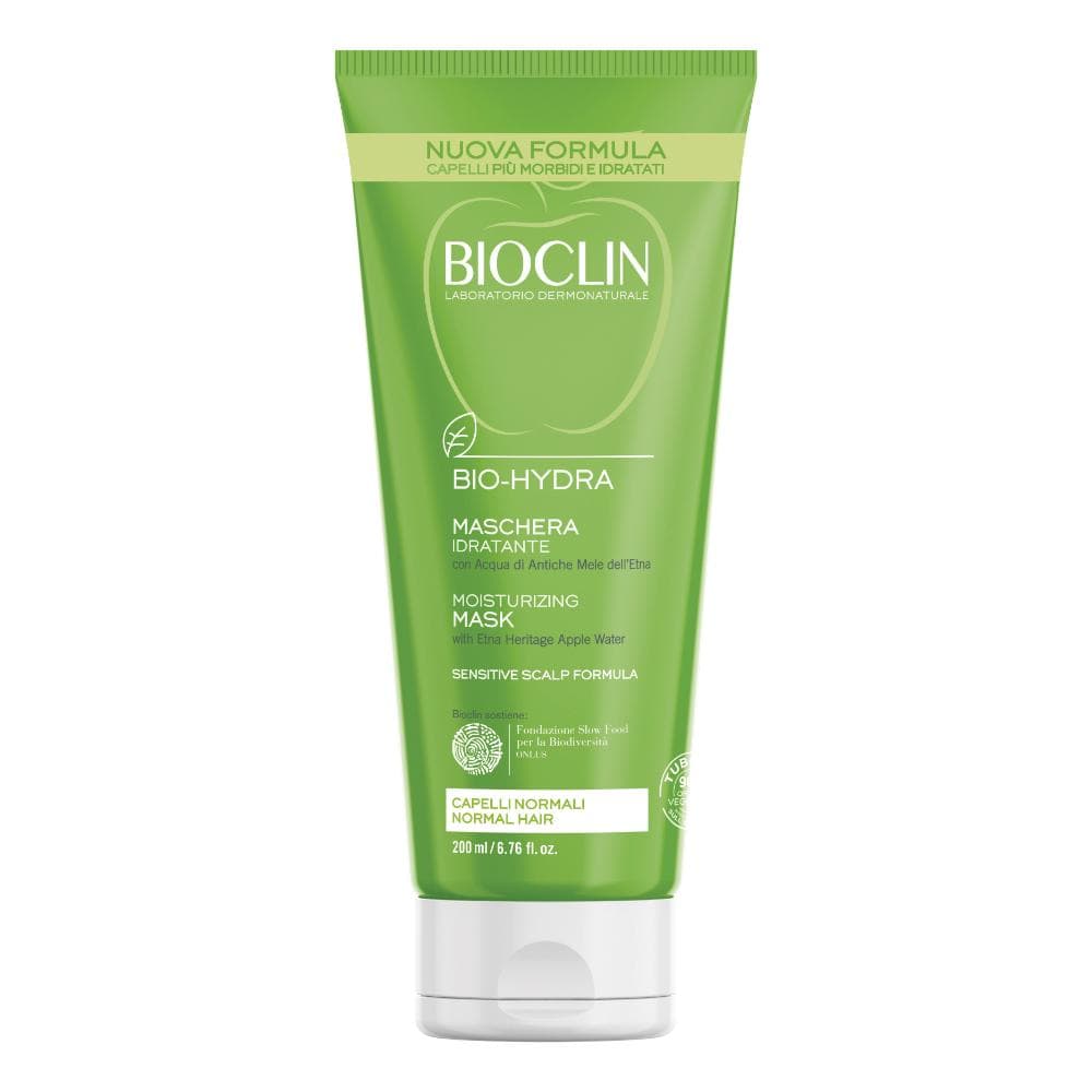 Bioclin Bio-Hydra - Maschera Idratante per Capelli Normali, 200ml