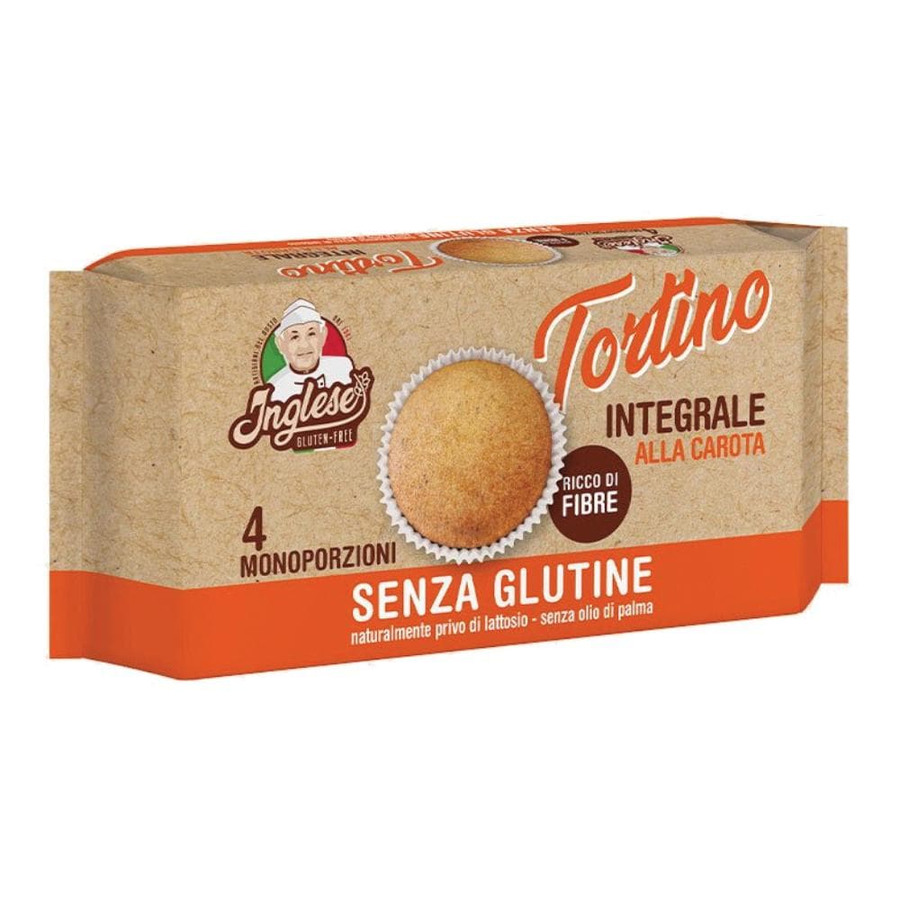 Inglese Tortino Integrale alla Carota Senza Glutine 4 pezzi da 40 g Promo