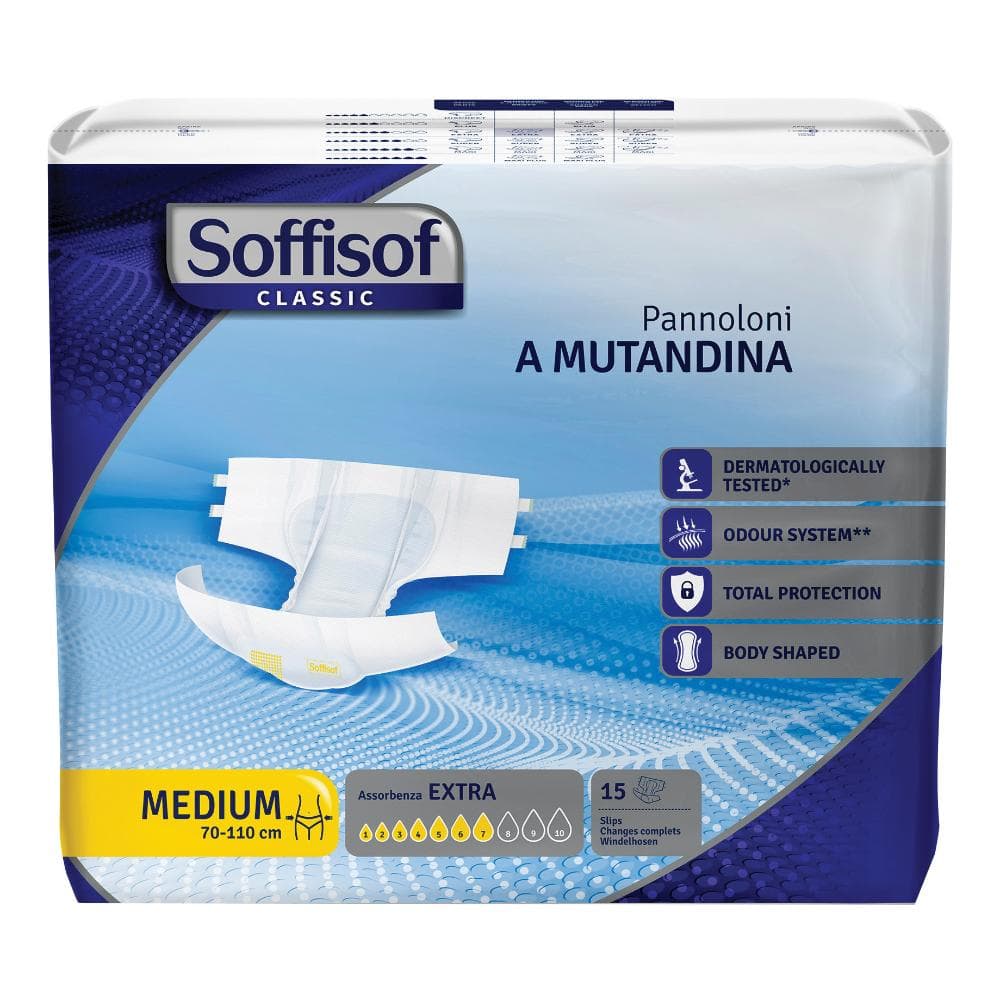 Pannolino mutandina soffisof classic extra m 15 pezzi