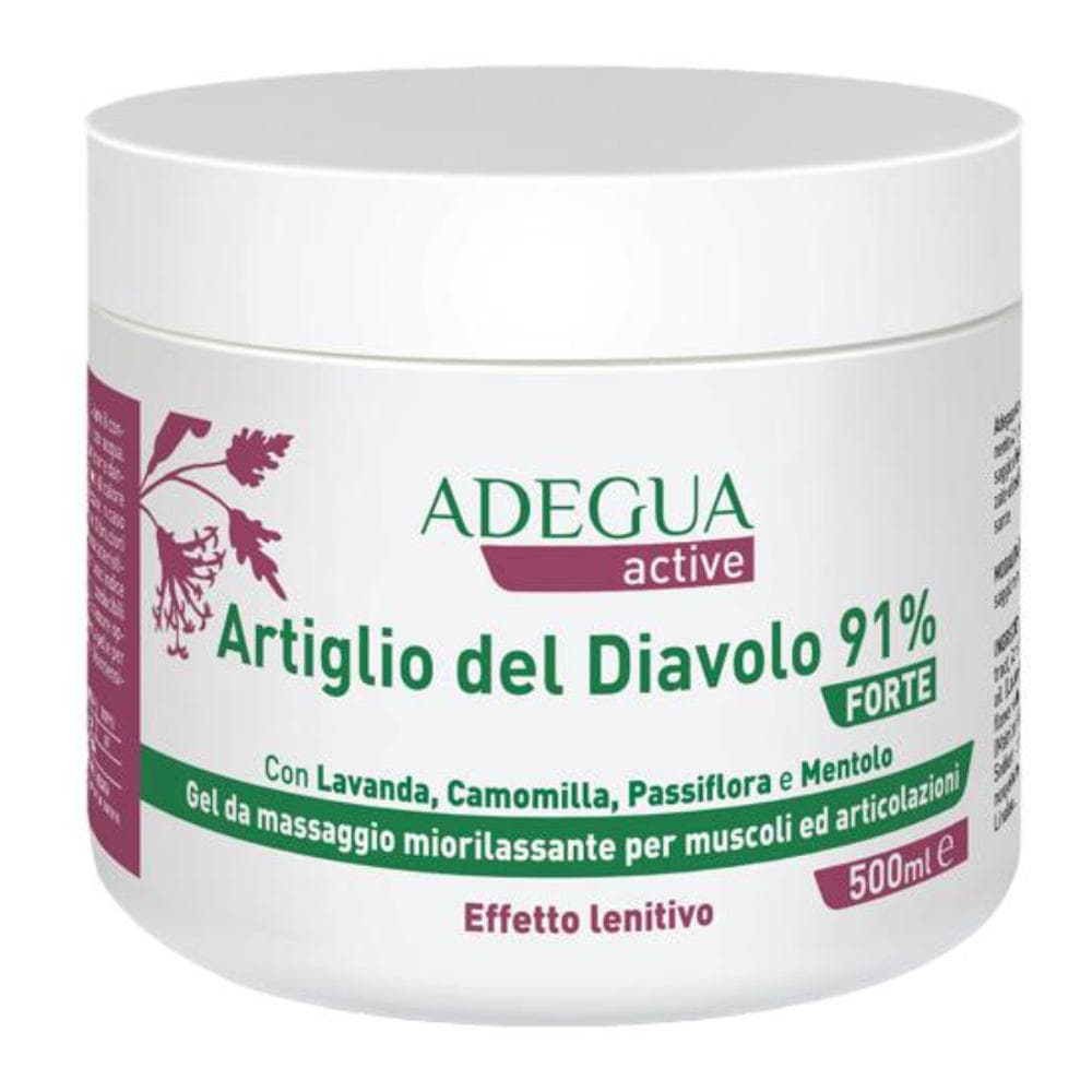 Consulteam Adegua - Active Artiglio del Diavolo 91% Forte Gel Lenitivo, 500ml